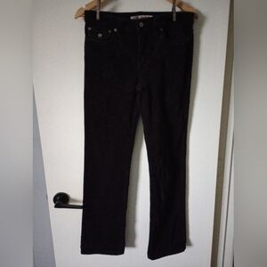 Classic Black Courderoy Jeans Size 6